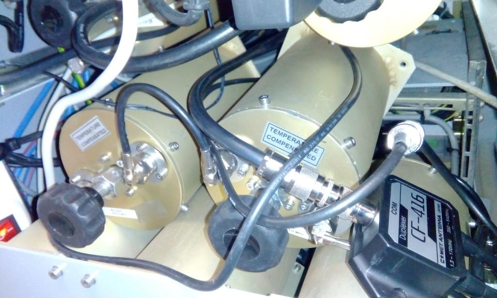 Die beiden von Bandpass auf Notch umgebauten Filter